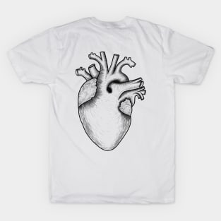 Human heart anatomy,I love my heart T-Shirt